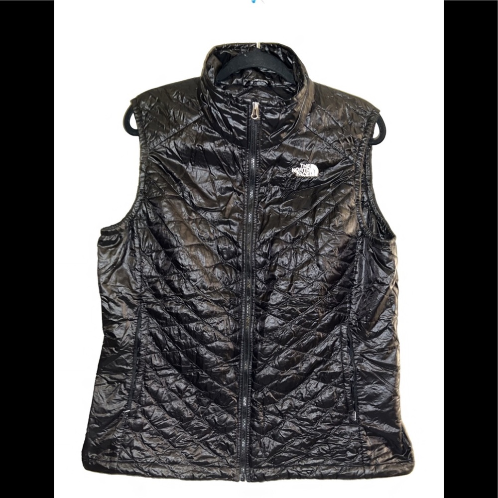 Black North Face Zip-Up Vest